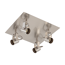 LED-Deckenleuchte 'Nika' silbern 4-flammig 26 x 24 cm