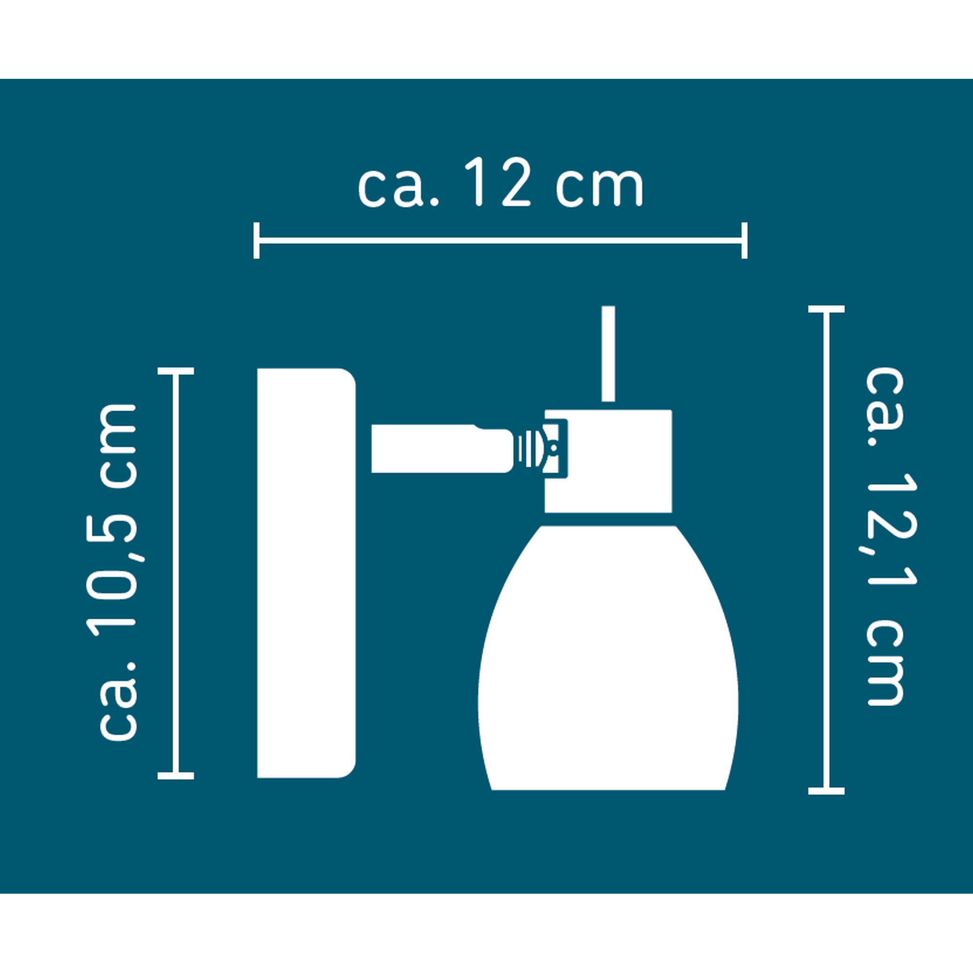Wohnraumstrahler 'Sonja' 1-flammig