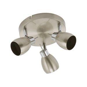 Deckenstrahler 'Sonja' chromfarben 3-flammig Ø 20 x 12 cm