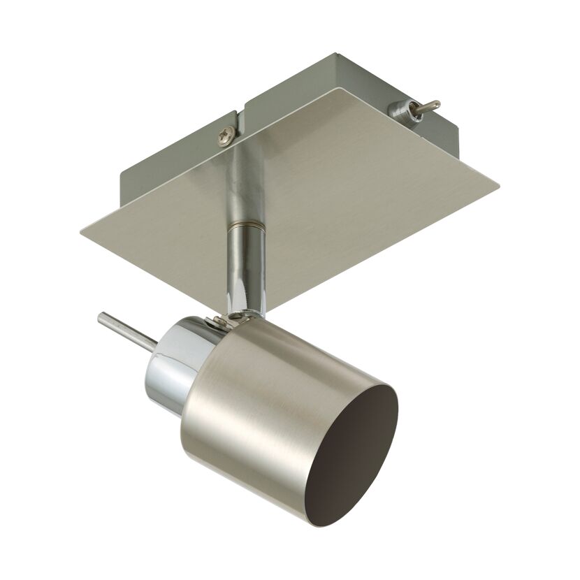 LED-Strahler Paula 1-flg. nickel-matt