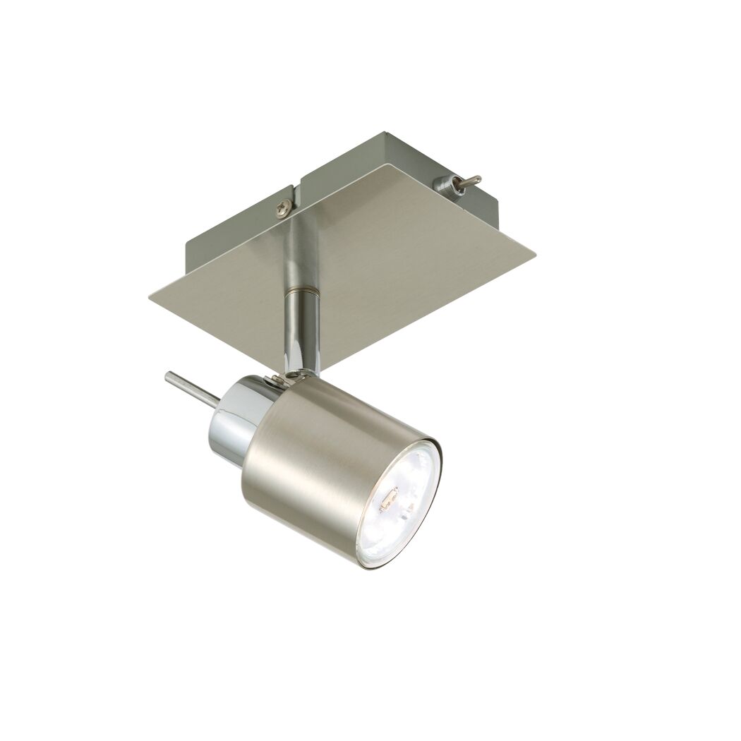 LED-Strahler Paula 1-flg. nickel-matt