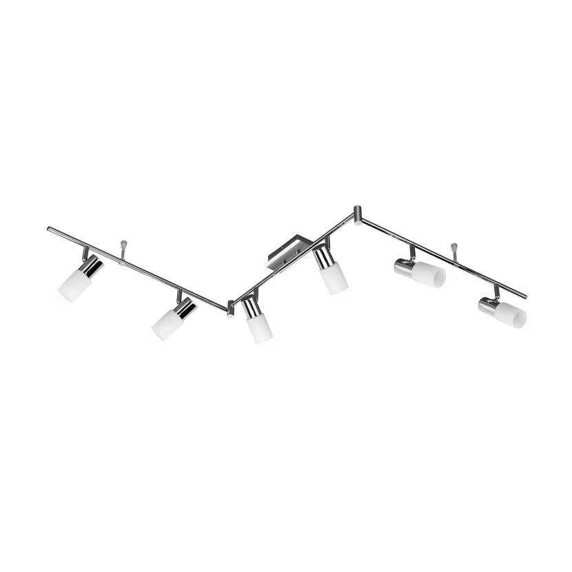 Sechsflammige LED-Deckenleuchte Lara