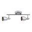 LED-Strahler Nora, 2-flammig, chrom