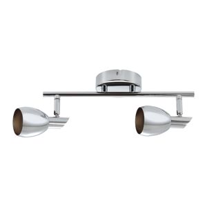 LED-Deckenleuchte 'Nora' silbern 2-flammig 32,4 x 13 cm