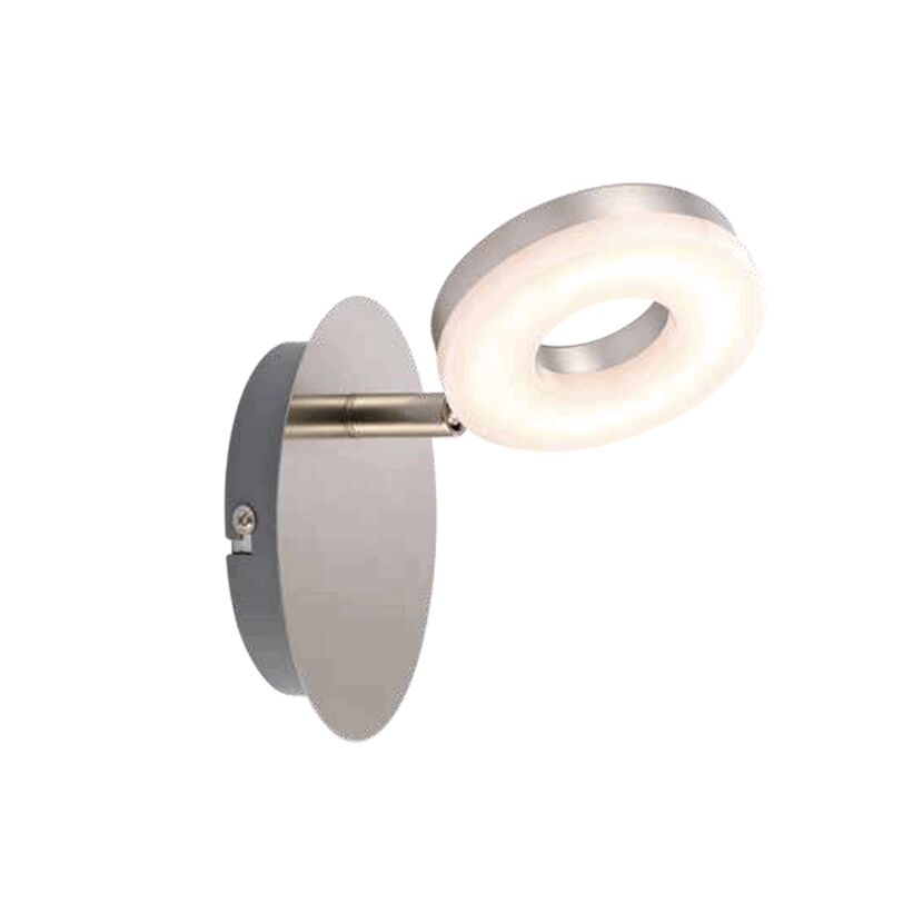 LED Wandleuchte Mira 1-flg. nickel matt