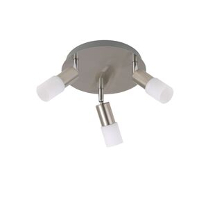 LED-Deckenleuchte 'Emma' silbern 3-flammig Ø 20 x 7,8 cm