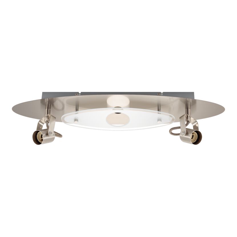 Deckenstrahler 'Melina' chromfarben 3-flammig Ø 52 cm