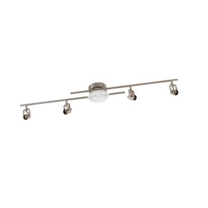 LED-Deckenleuchte 'Melina' silbern 5-flammig