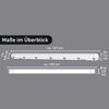 LED-Feuchtraumleuchte G13 18 W 1980 lm neutralweiß 6,8 cm