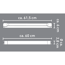 LED-Lichtleiste weiß 9 W G13 990 lm 61,5 cm