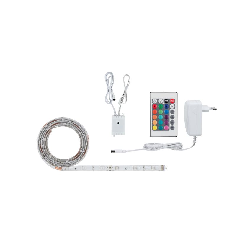 LED Strip mit Fernbedienung und Netzteil