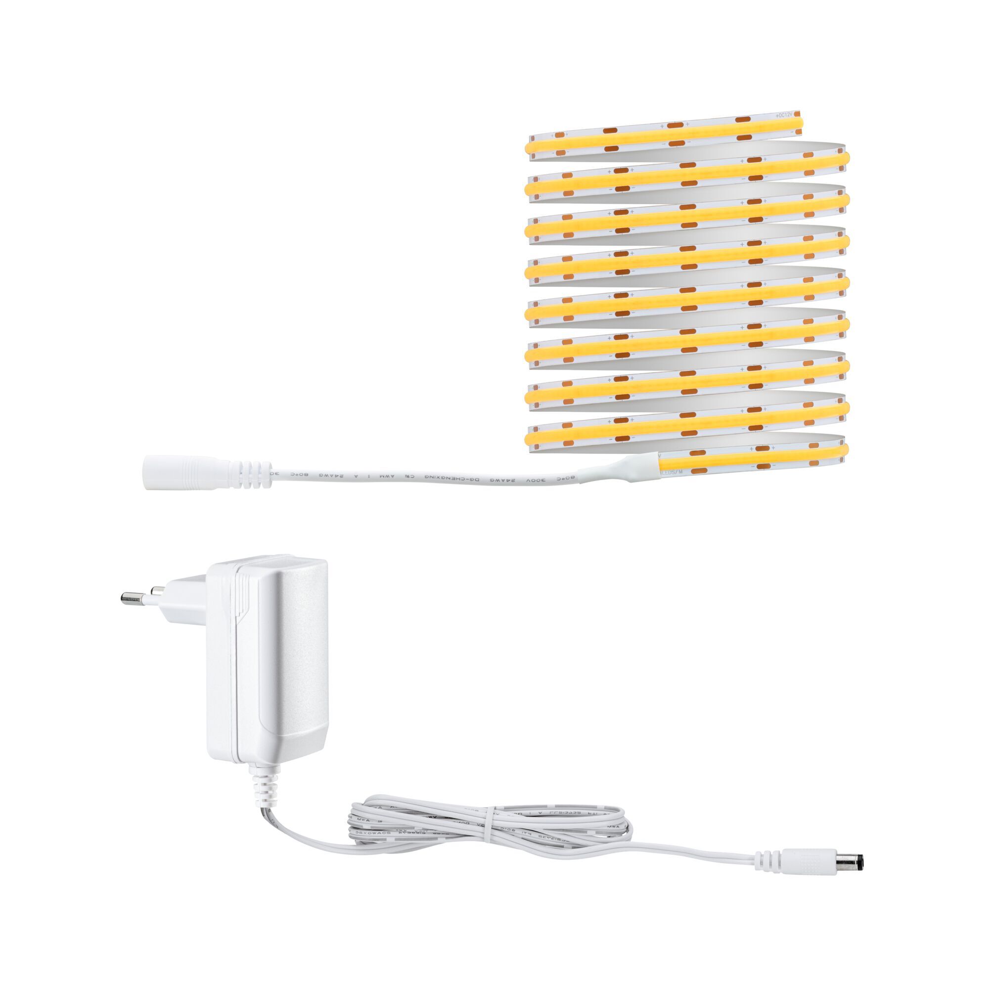 LED-Strip, warmweiß, mit Netzteil