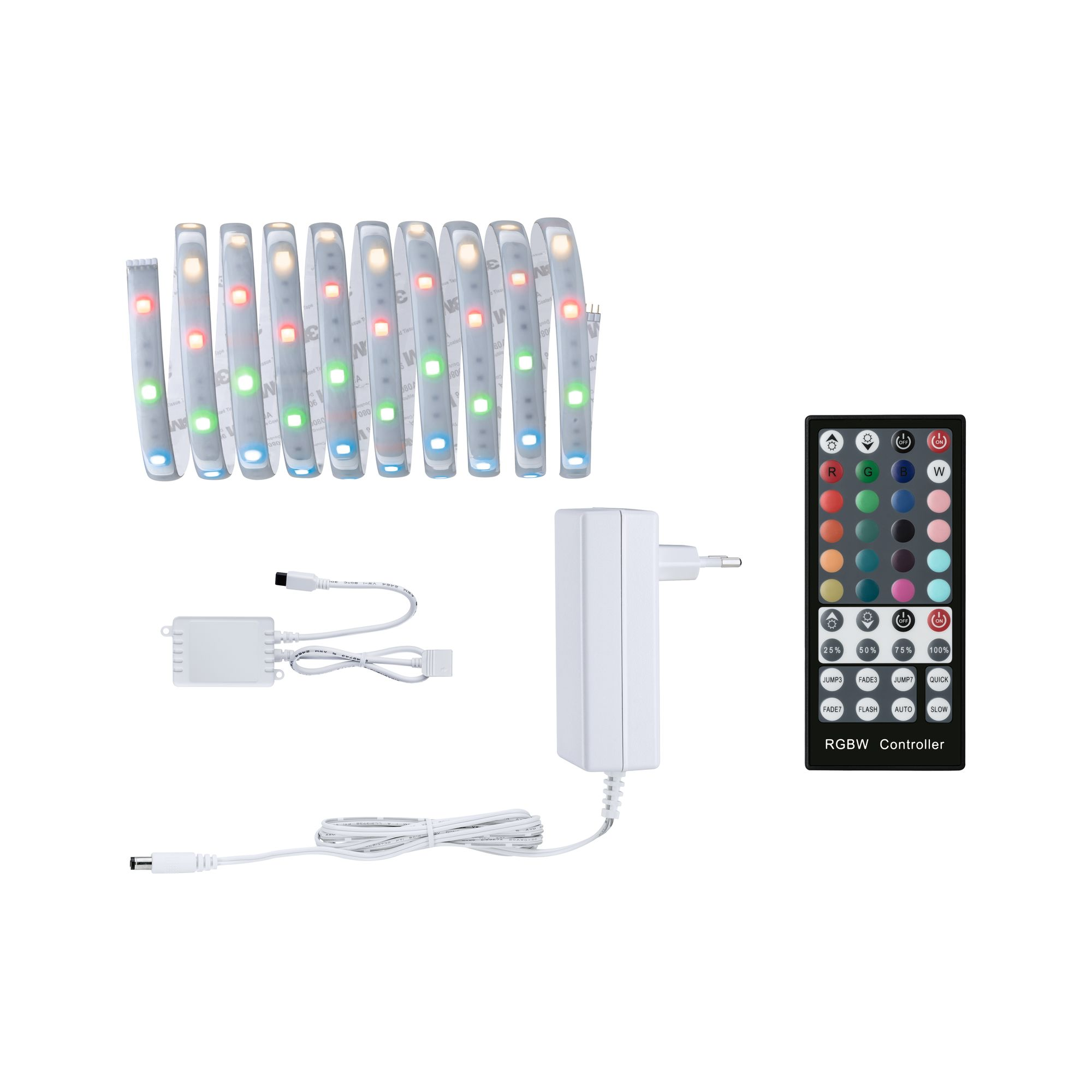 LED-Streifen-Set 'MaxLED 250' 300 cm 20 W 690 lm 3000 K, RGBW mit Fernbedienung + product picture