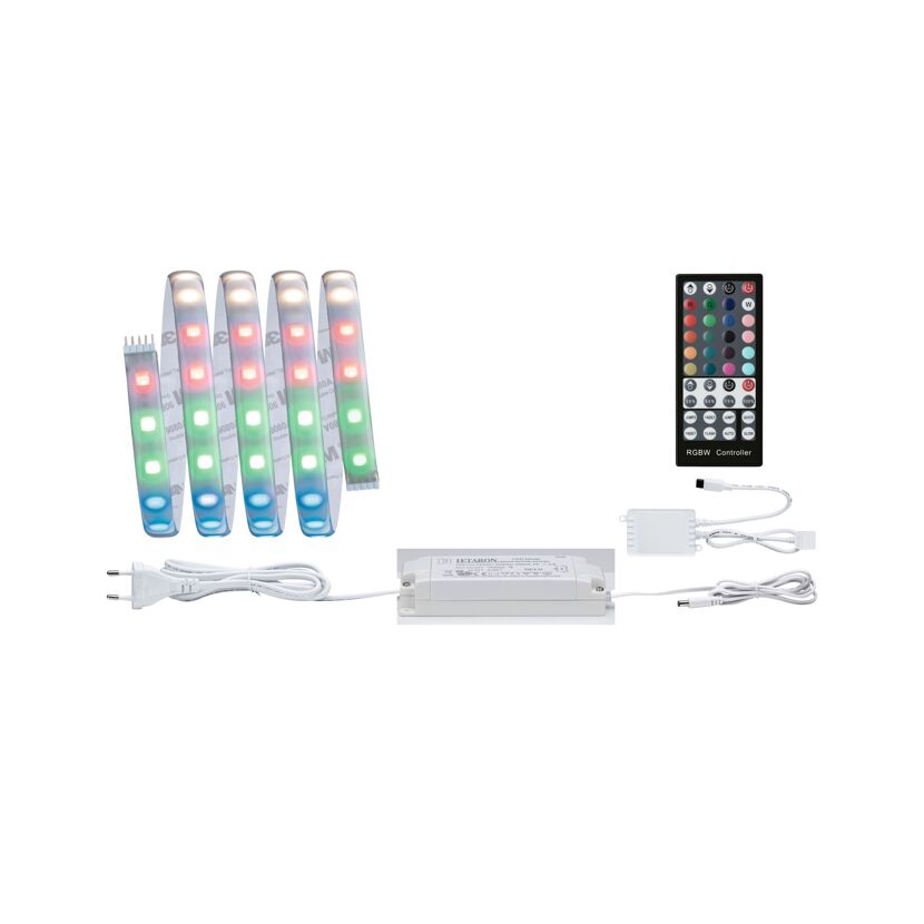 LED-Streifen-Set 'MaxLED 500' 150 cm 18 W 630 lm 3000 K, RGBW mit Fernbedienung