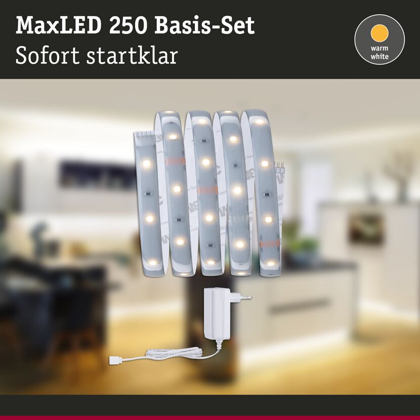 LED-Streifen-Set 'MaxLED 250' 150 cm 6 W 360 lm 2700 K, Warmweiß