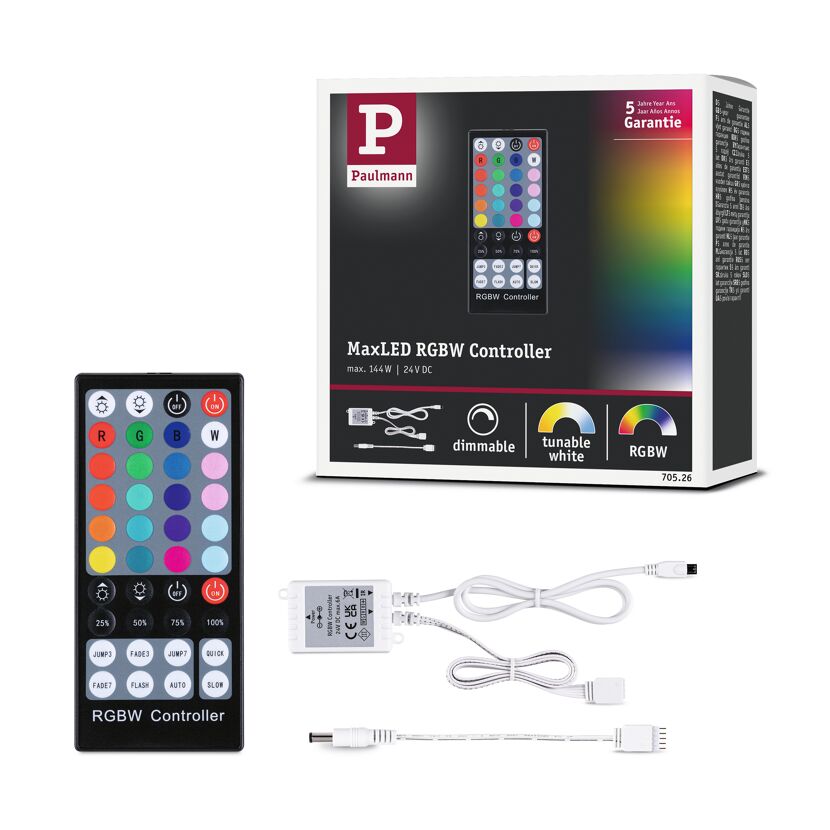 'MaxLED RGBW Controller' 24 V maximal 144 W inklusive IR-Fernbedienung