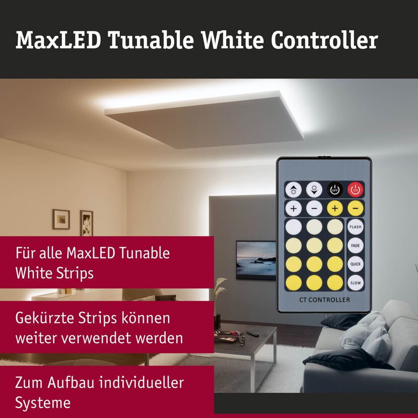 'MaxLED Tunable White Controller' 24 V maximal 144 W inklusive IR-Fernbedienung