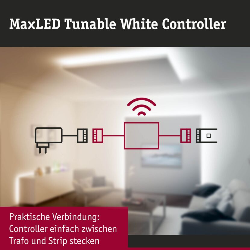 'MaxLED Tunable White Controller' 24 V maximal 144 W inklusive IR-Fernbedienung