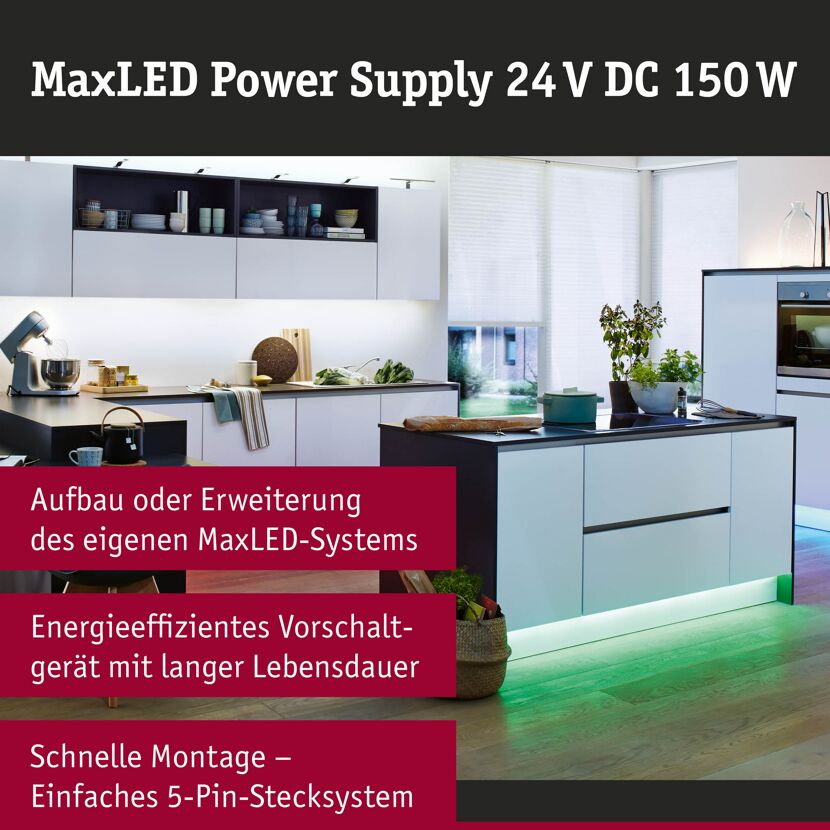 'MaxLED Power Supply' 230/24 V 150 VA weiß
