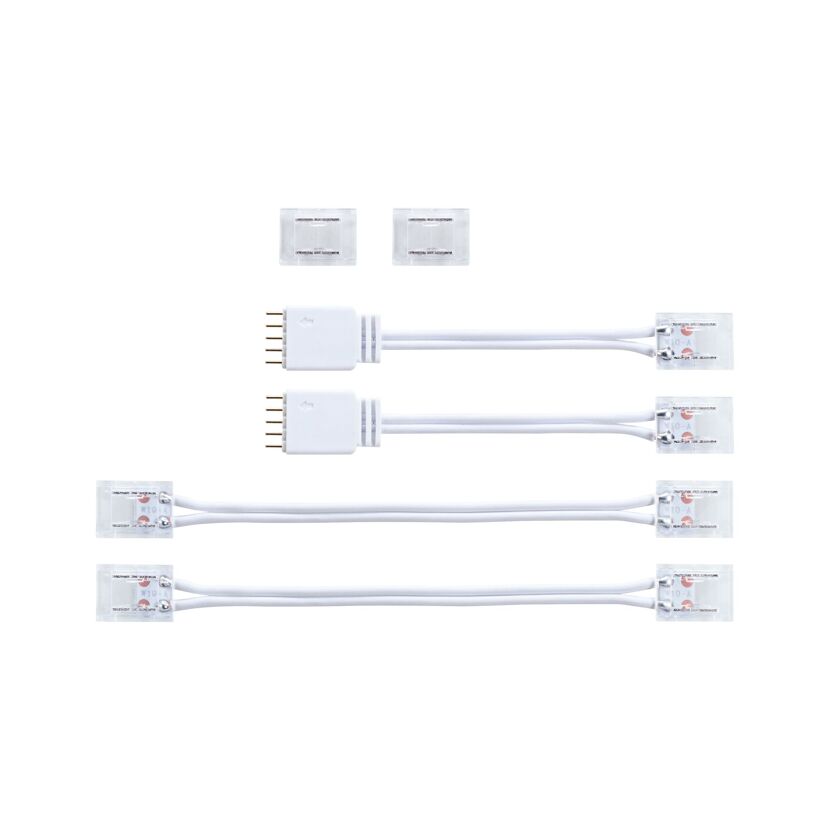 Connector Set 'MaxLED Full-Line COB' weiß/transparent