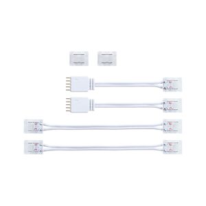 Connector Set 'MaxLED Full-Line COB' weiß/transparent