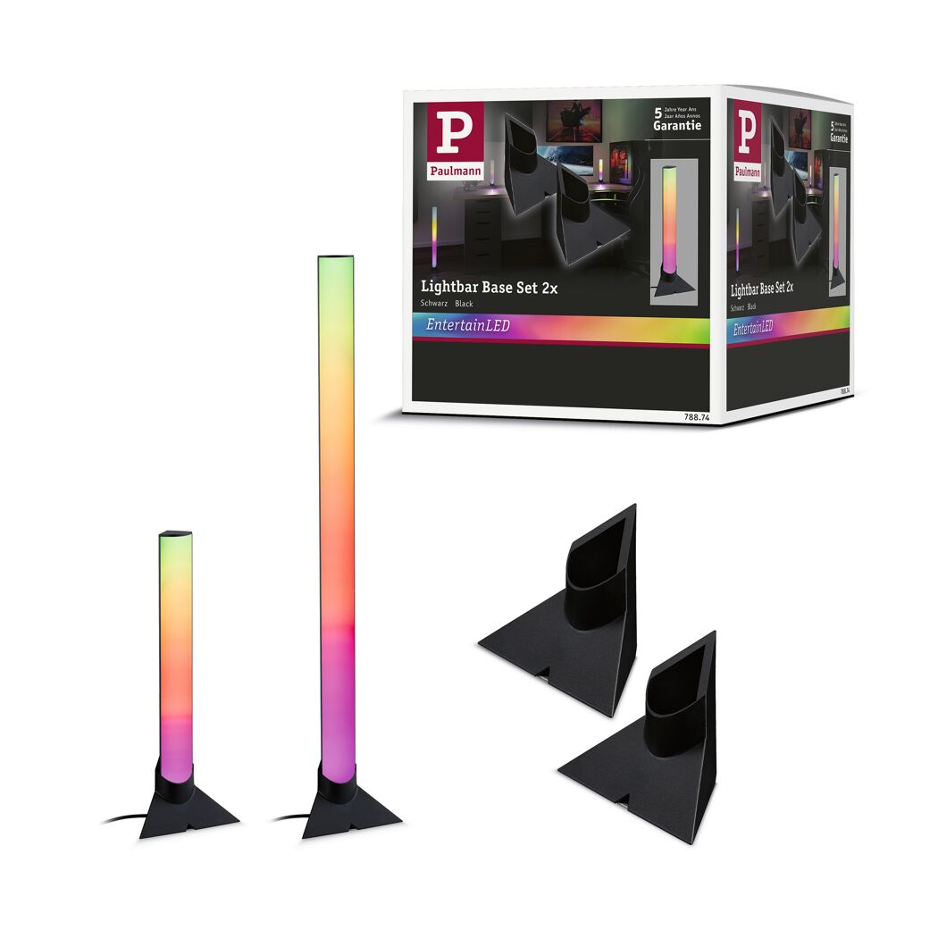 Standfuß 'EntertainLED Lightbar' 2er Set schwarz
