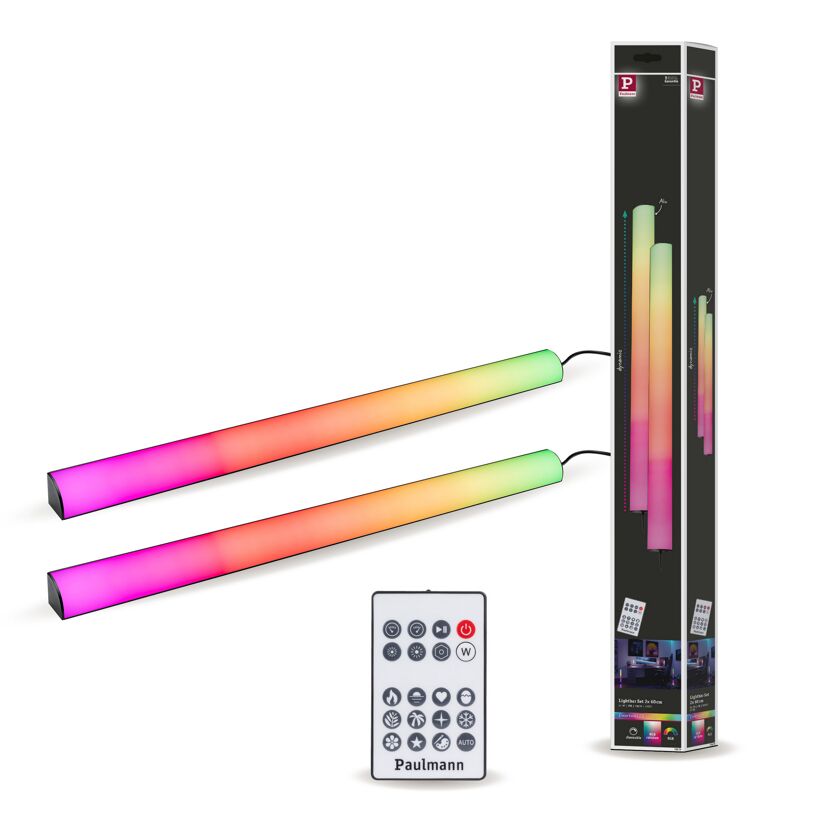 Gaminglicht 'EntertainLED Lightbar Dynamic RGB' 2er Set 2 x 1 W schwarz