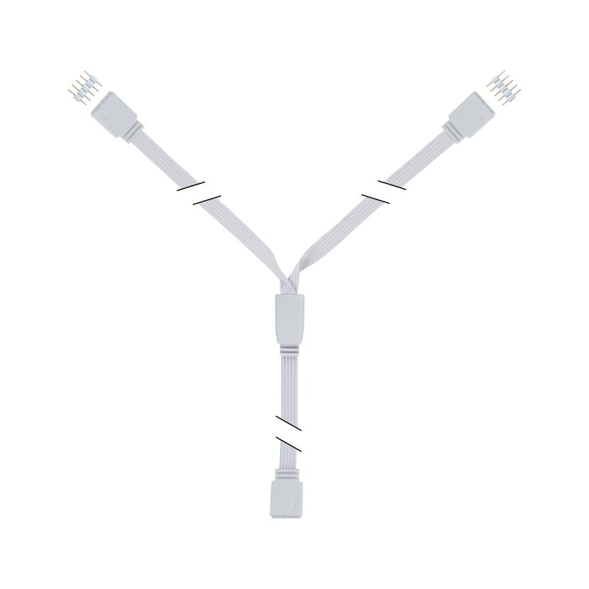 Verbinder 'MaxLED Y-Splitter' 30 cm weiß
