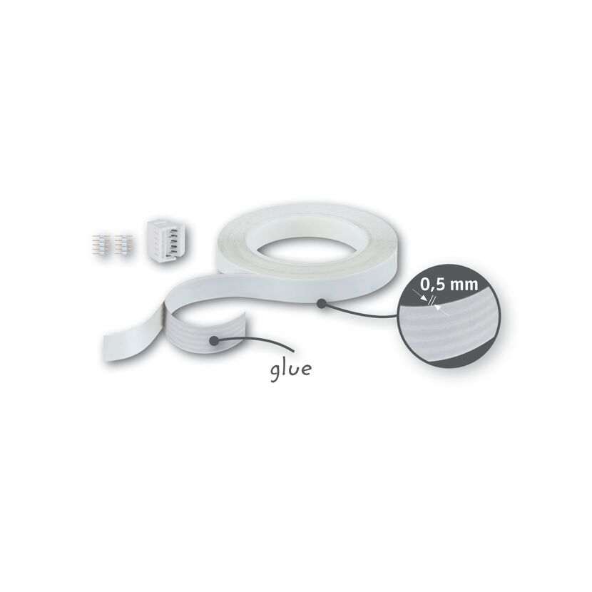 Verbinder 'MaxLED Invisible Connector' 5 m weiß