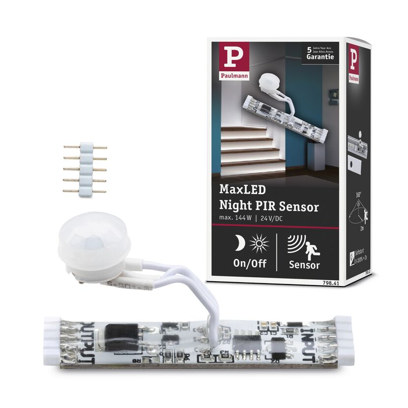 Nachtsensor 'MaxLED Profil PIR Sensor' 24 V maximal 144 W