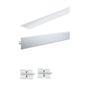 LED-Strip Profil 'Duo' 2 m Aluminium/eloxiert