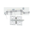 LED-Strip Profil 'Duo' 2 m Aluminium/eloxiert