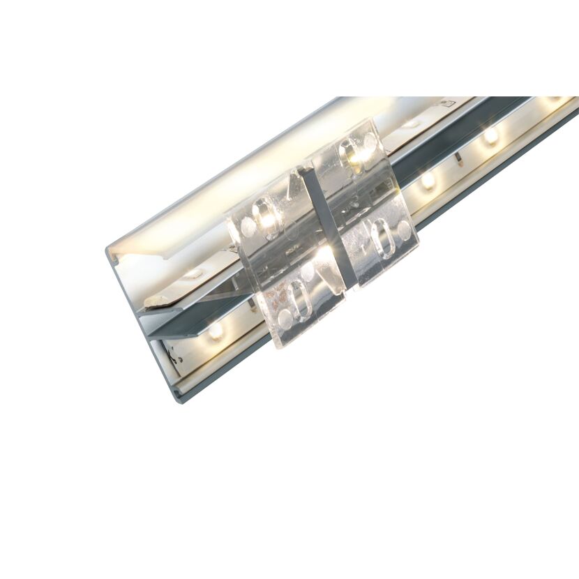 LED-Strip Profil 'Duo' 1 m Aluminium/eloxiert
