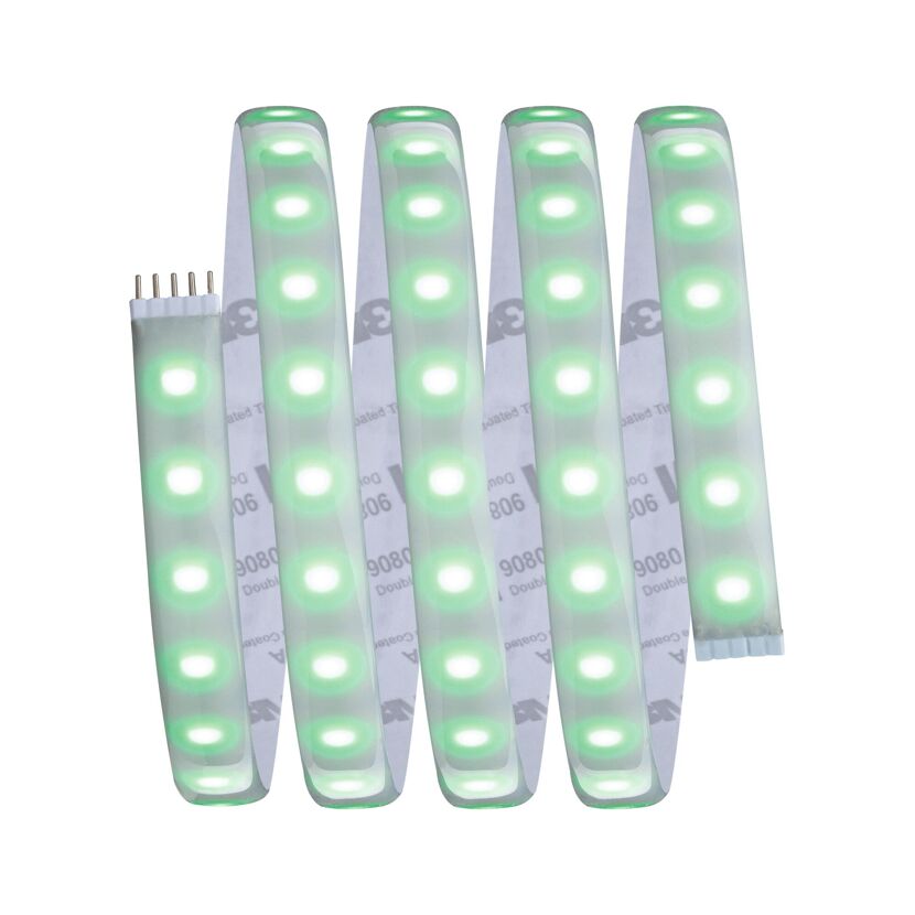 Grünes LED-Band aufgerollt