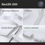 LED-Strip 'MaxLED 1000 RGBW Basisset' 2,5 m 28 W silber