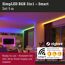 LED-Strip 'SimpLED Zigbee 3.0 RGB' 5 m 20 W weiß