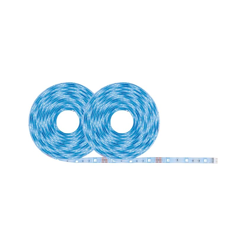 Zwei Rollen blaues LED-Lichtband