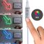 LED-Strip 'Neon Colorflex RGB' 1 m 5 W inklusive Kabelschalter weiß