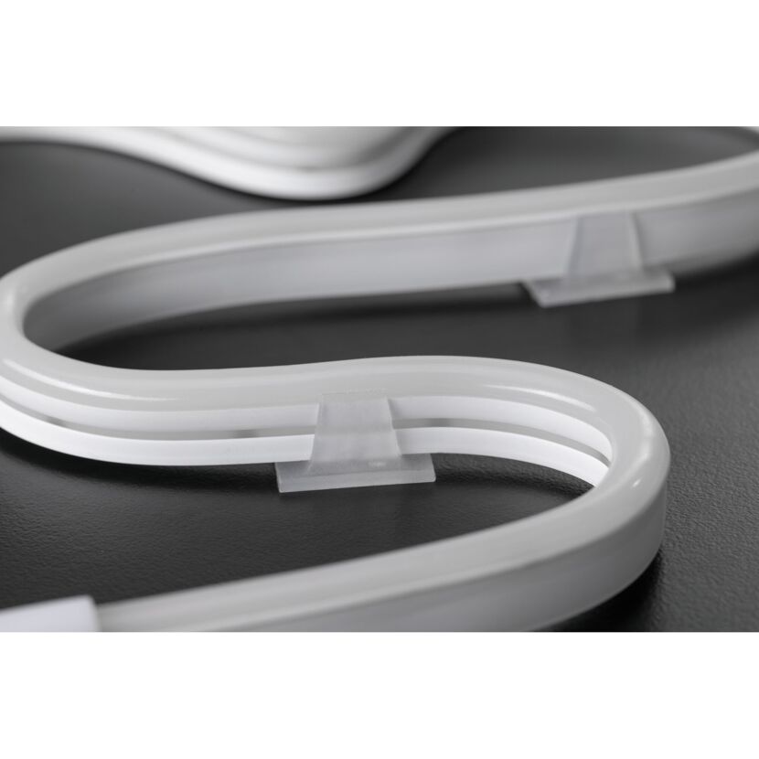 LED-Strip 'Neon Colorflex RGB' 1 m 5 W inklusive Kabelschalter weiß