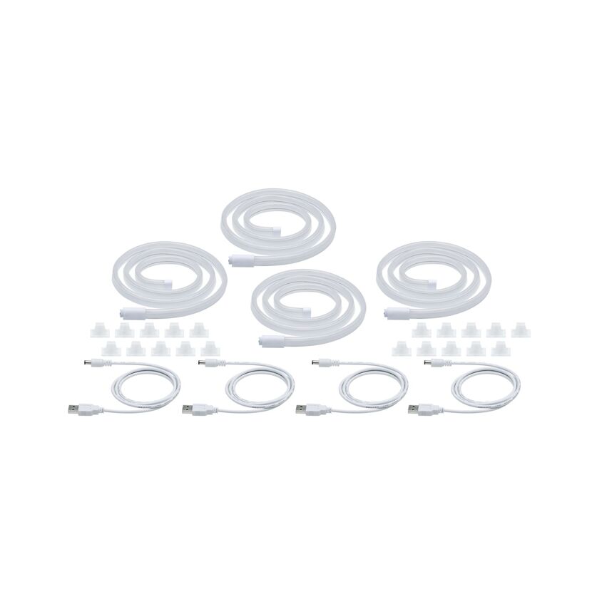 LED-Strip 'Neon Colorflex Farbset' 4 x1 m 4 x 4,5 W weiß
