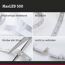 LED-Strip 'MaxLED 500 Tuneable White' 1 m 6,2 W silber