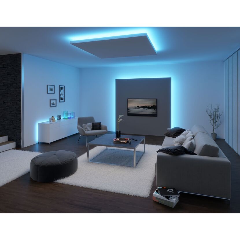 LED-Strip 'MaxLED 500 RGBW' 1 m 12 W beschichtet silber