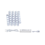 LED-Strip 'MaxLED 500 Daylight Basisset' 1,5 m 9 W beschichtet silber