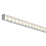 Einbauprofil 'Square' 1 m mit satiniertem Diffusor Aluminium