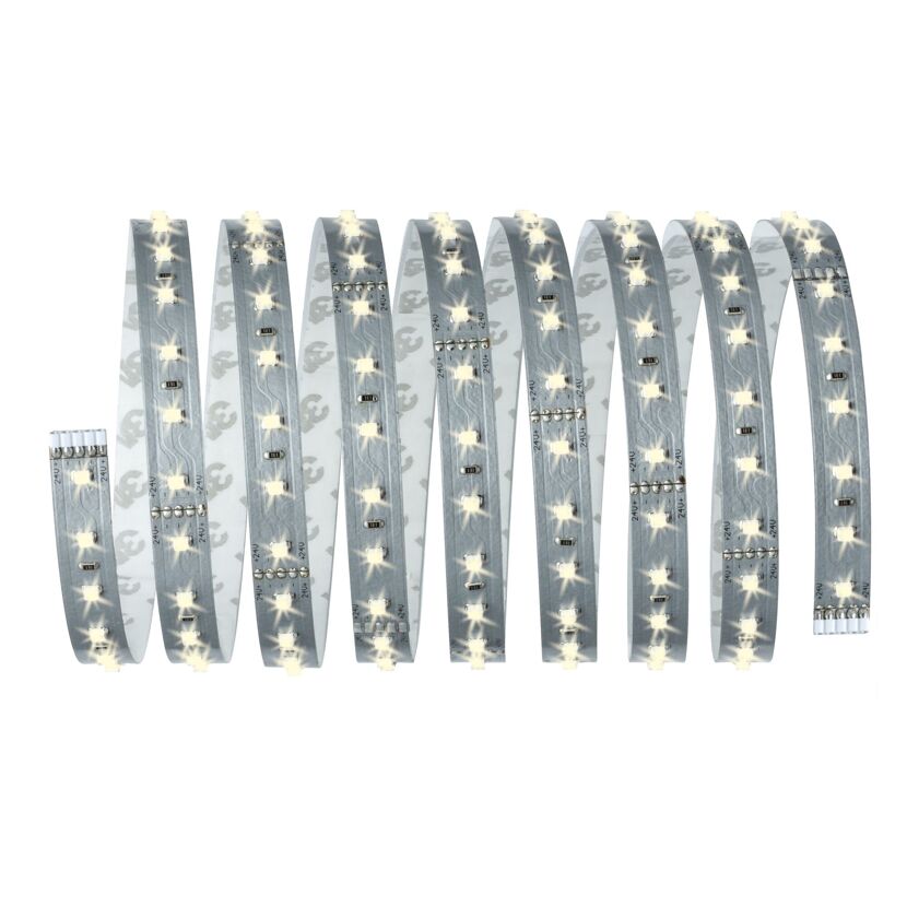 LED-Strip 'MaxLED 500 Warmweiß' 2,5 m 15 W unbeschichtet silber