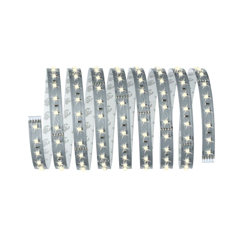 LED-Strip 'MaxLED 500 Warmweiß' 2,5 m 15 W unbeschichtet silber