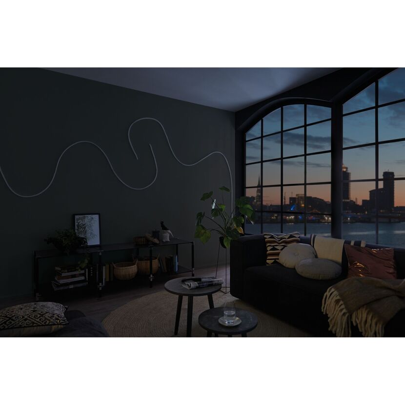 LED-Strip 'MaxLED Flow Warmweiß Basisset' 1,5 m 22,2 W weiß