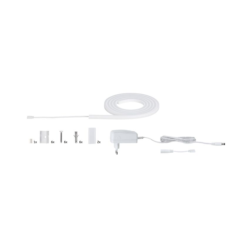 LED-Strip 'MaxLED Flow Warmweiß Basisset' 1,5 m 22,2 W weiß