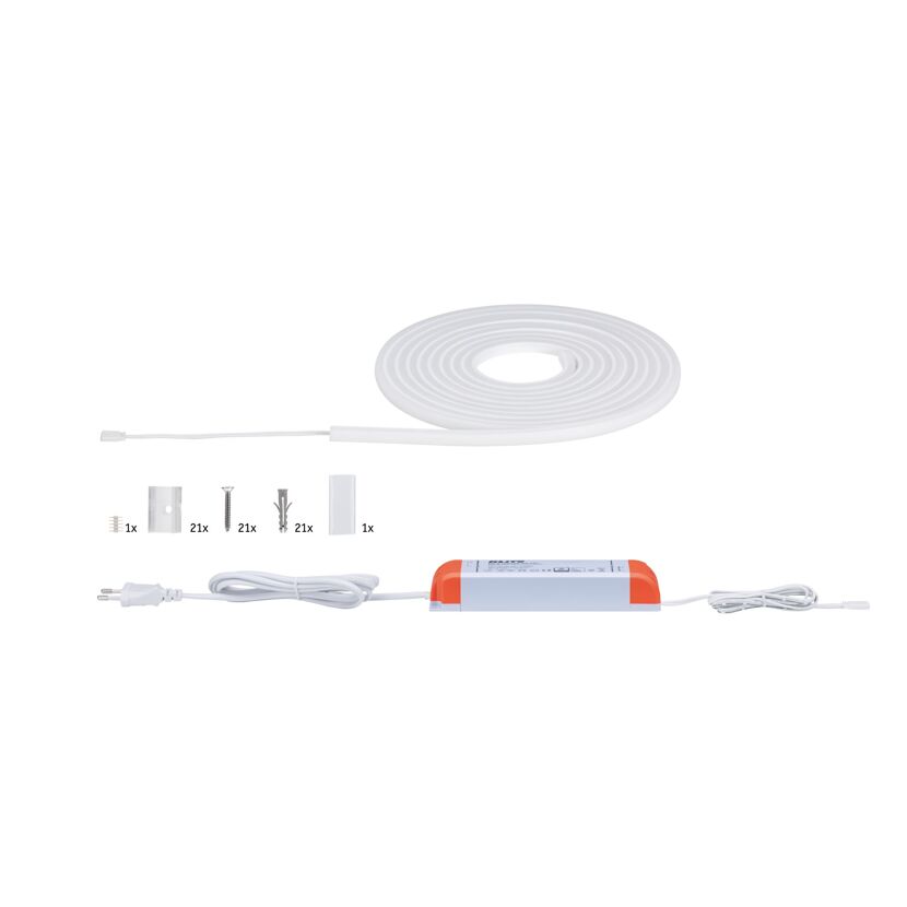 LED-Strip 'MaxLED Flow Warmweiß Basisset' 5 m 52 W weiß