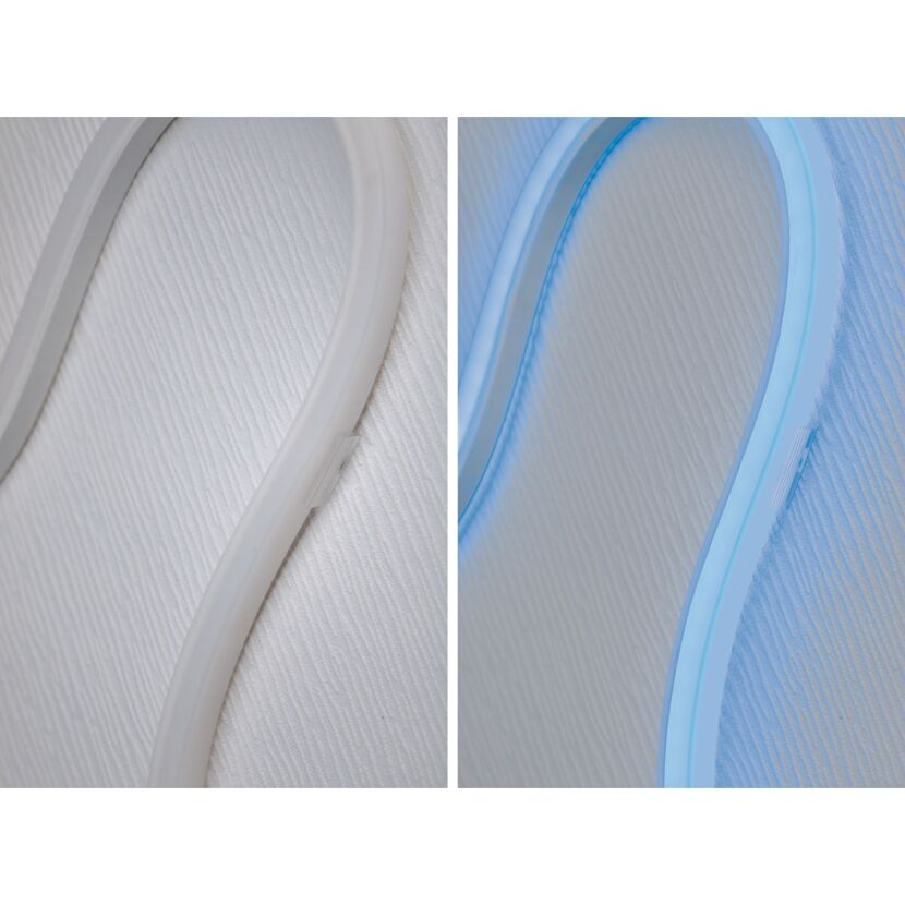 MaxLED Flow Basisset Weiß und Blau leuchtend